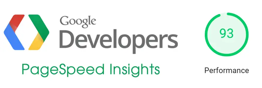 Google Developer page speed tool