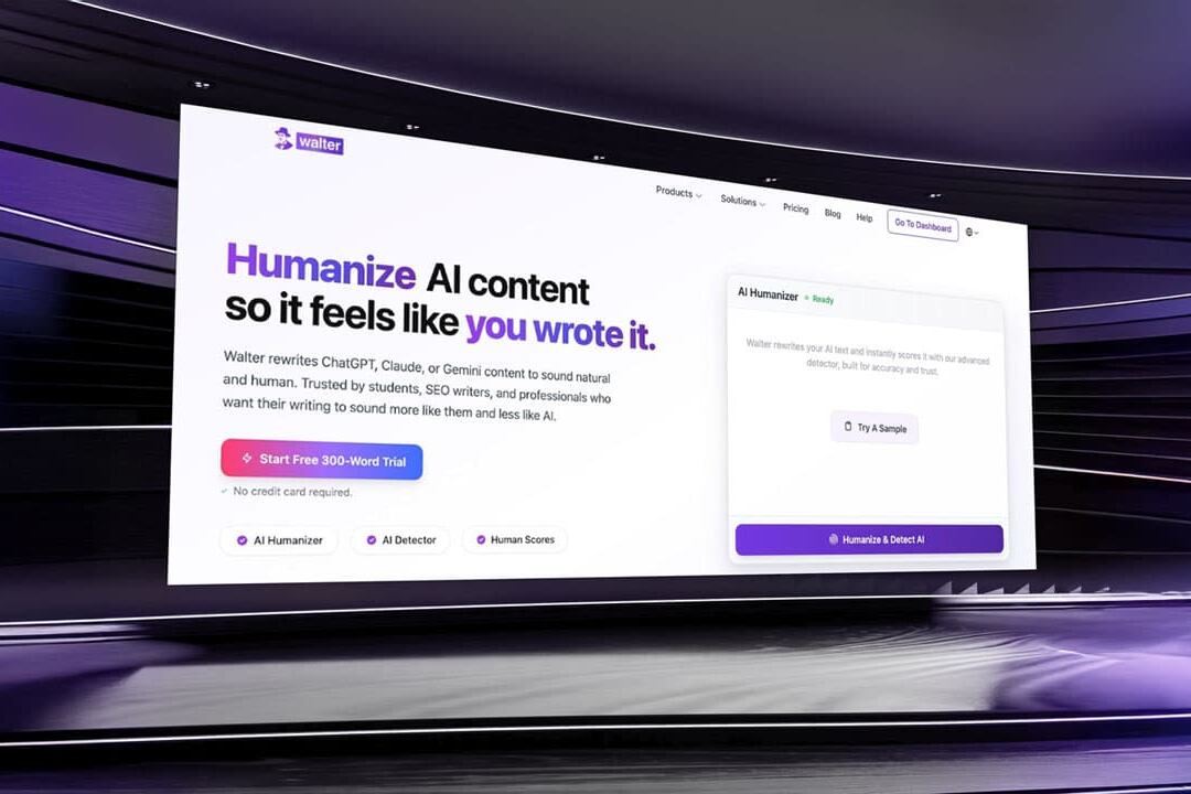 walter writes, AI humanizer