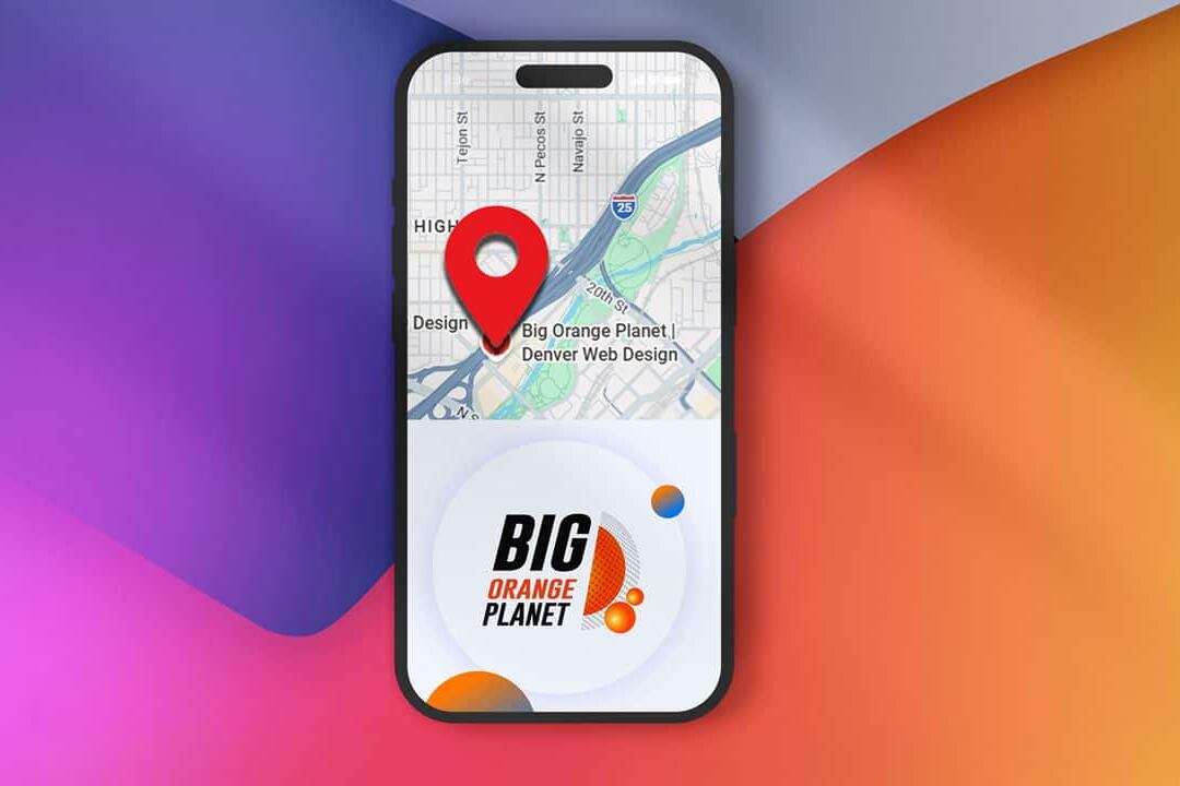 City map with a location pin and ranking arrows representing local SEO volatility across a service category