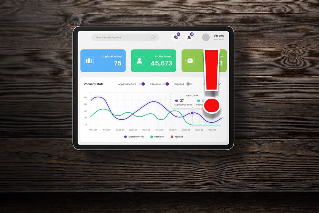 Google rankings volatility during algorithm update showing traffic fluctuations