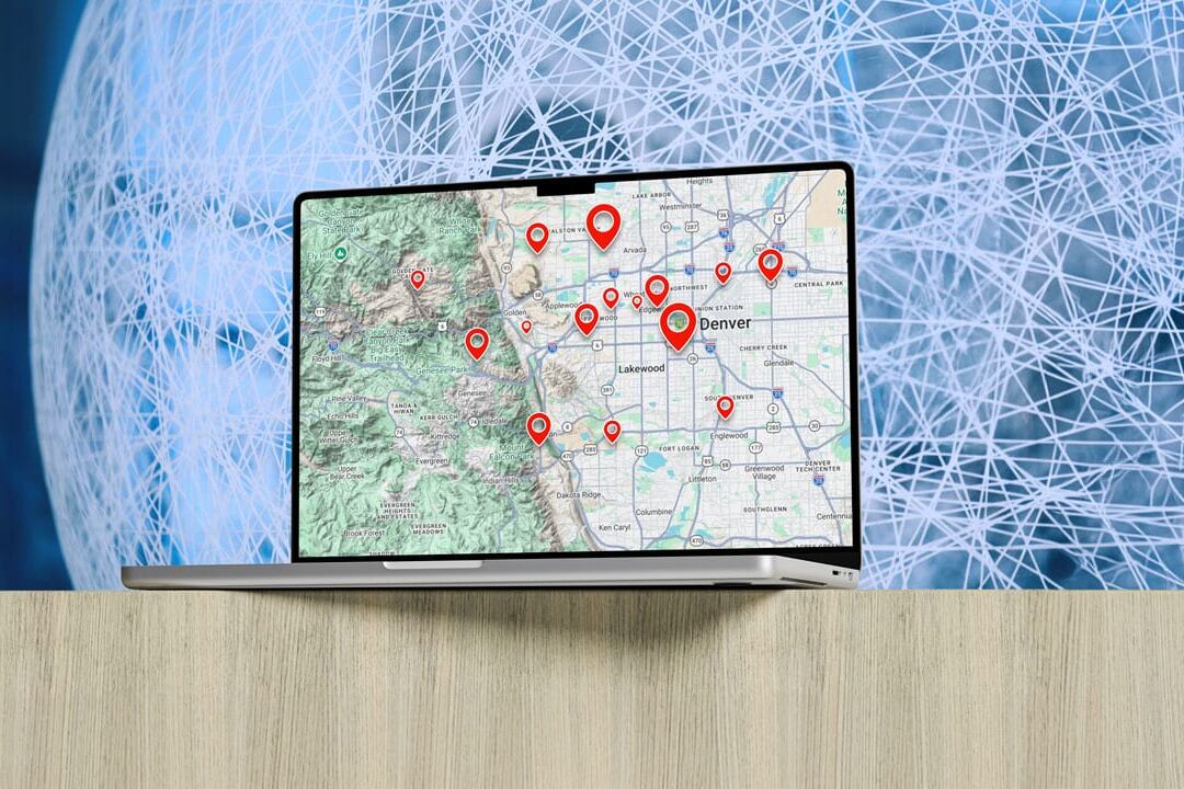 Search results illustrating local intent versus national SEO queries and ranking differences