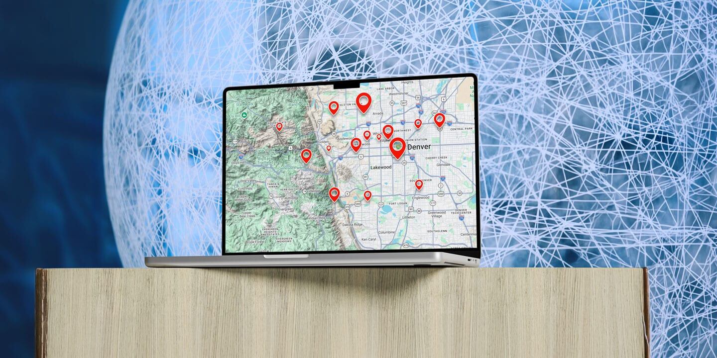 Search results illustrating local intent versus national SEO queries and ranking differences