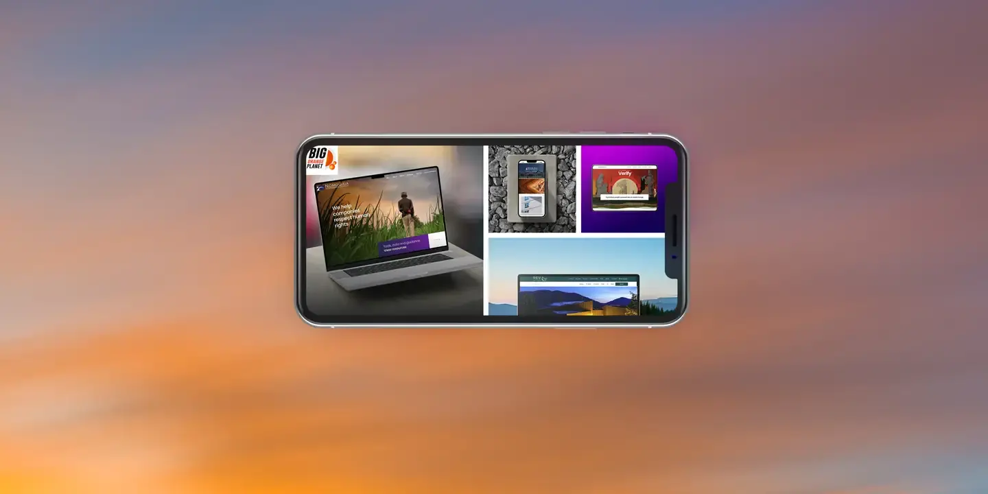 small business web design example