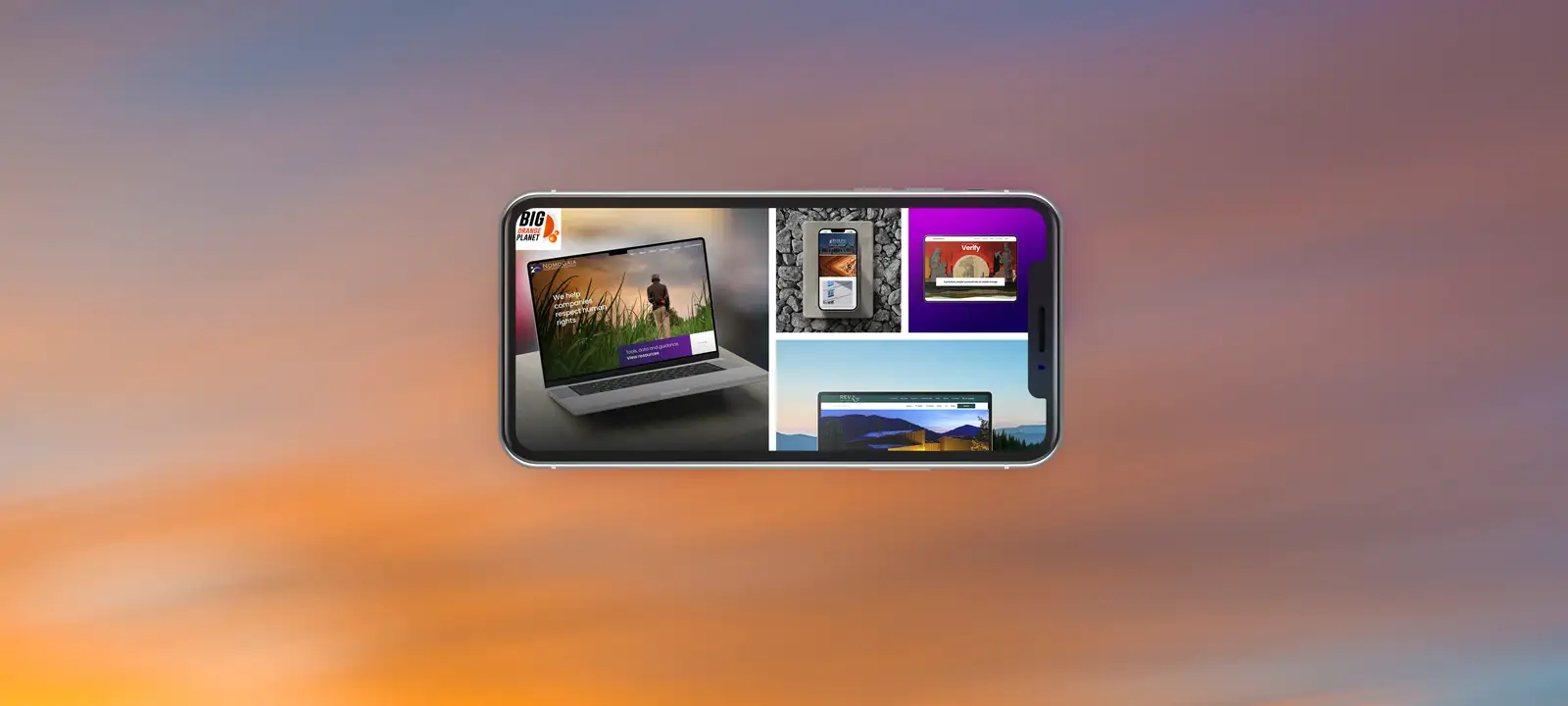 small business web design example