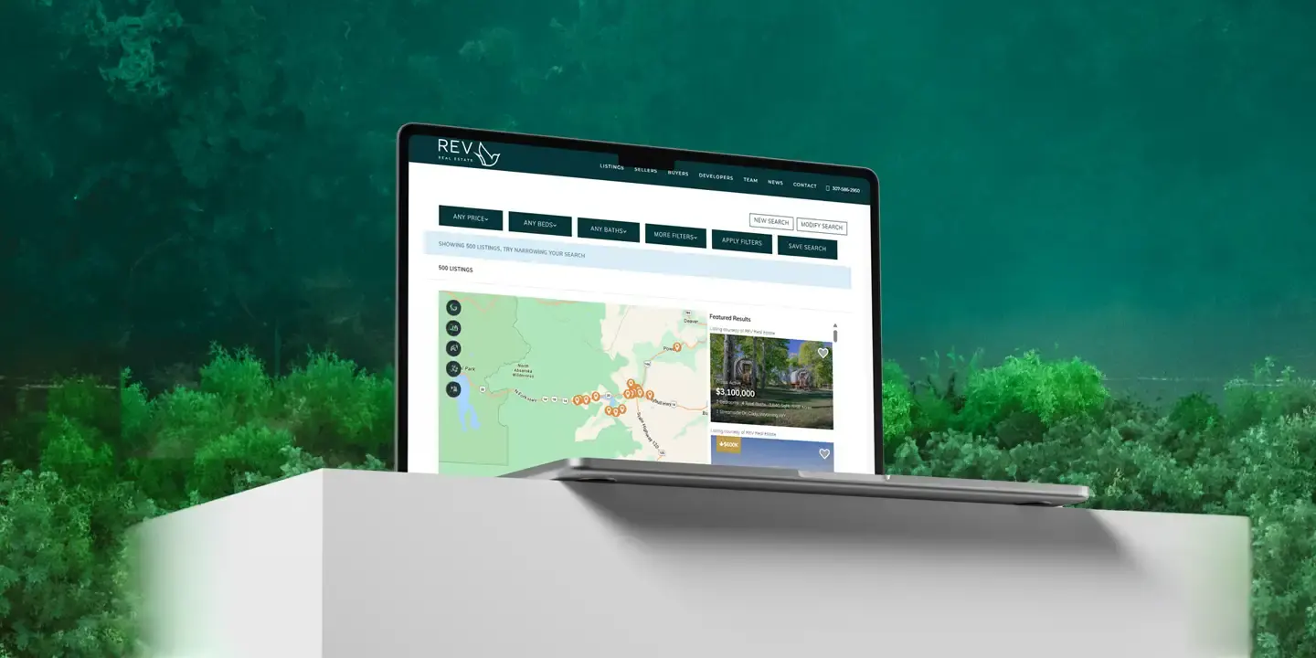 Custom IDX Broker listings page redesigned for REV Real Estate using WordPress and CSS
